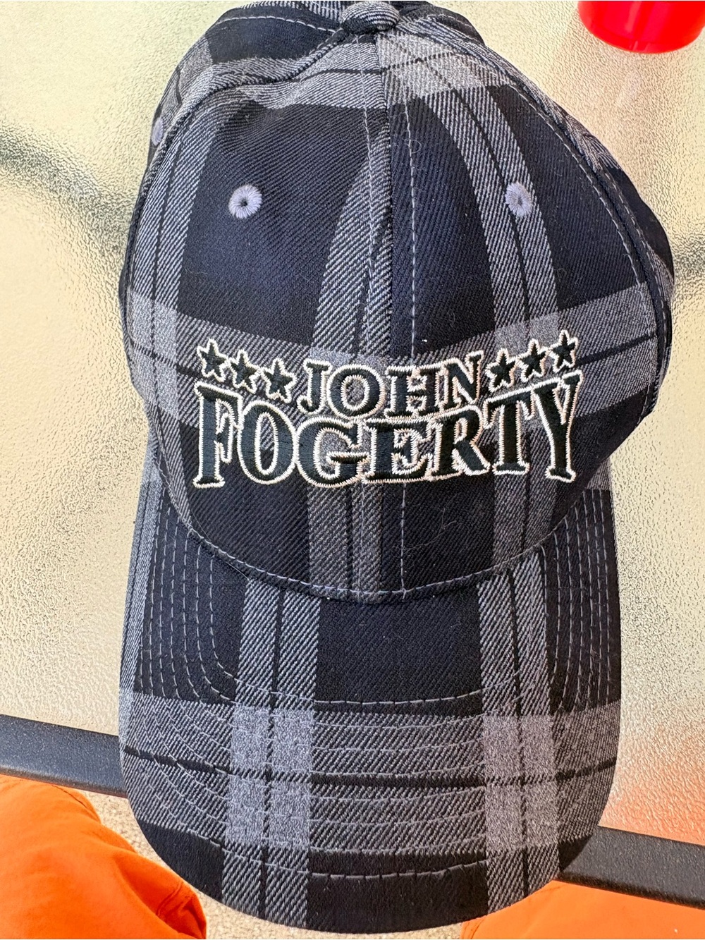 Black Plaid Baseball Cap